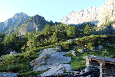Auf dem Weg zum Col de Paur Foto: Col de Paur 01